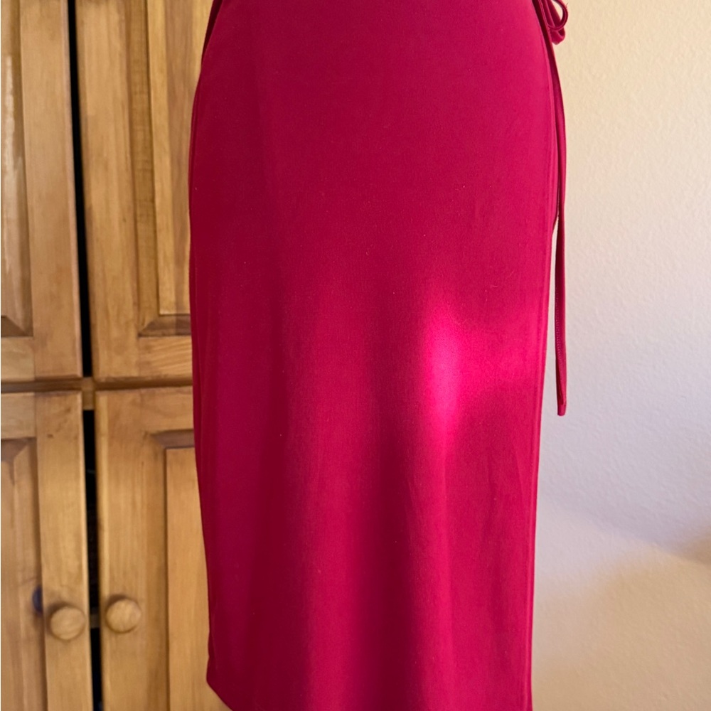 Elegant Red Women's Skirt